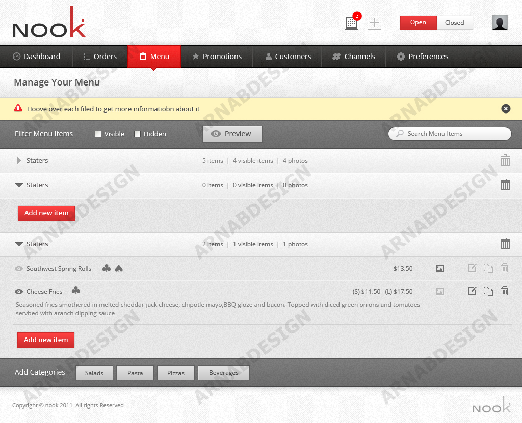 Web Design by Silverclouding for NOOK Services | Design #1355881