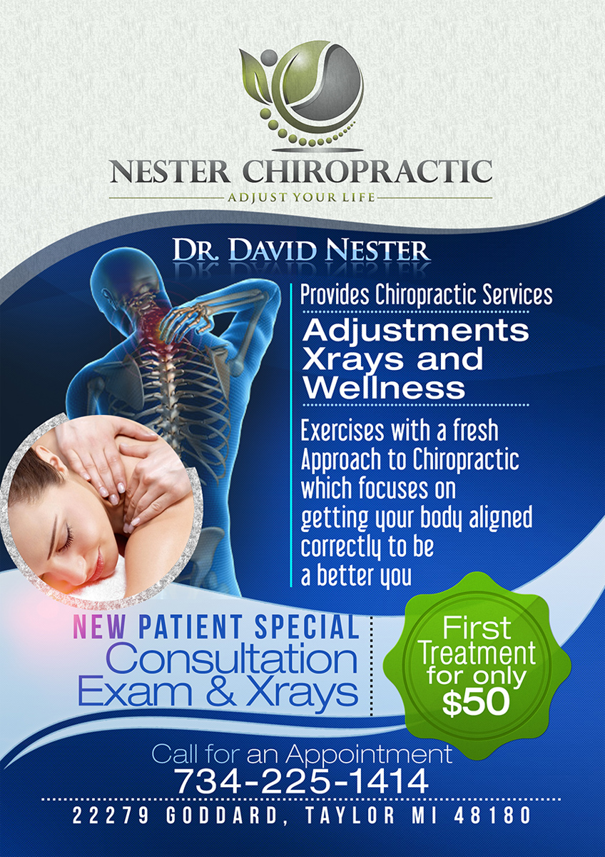 how to create a flyer in word for chiropractor
