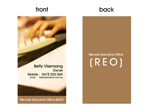 Diseño de Tarjeta de Presentación por Rendy1582 para Remote Executive Office | Diseño #4749675