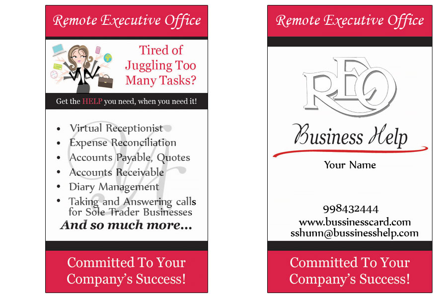 Business Card Design by Tasnim for Remote Executive Office | Design #4749453