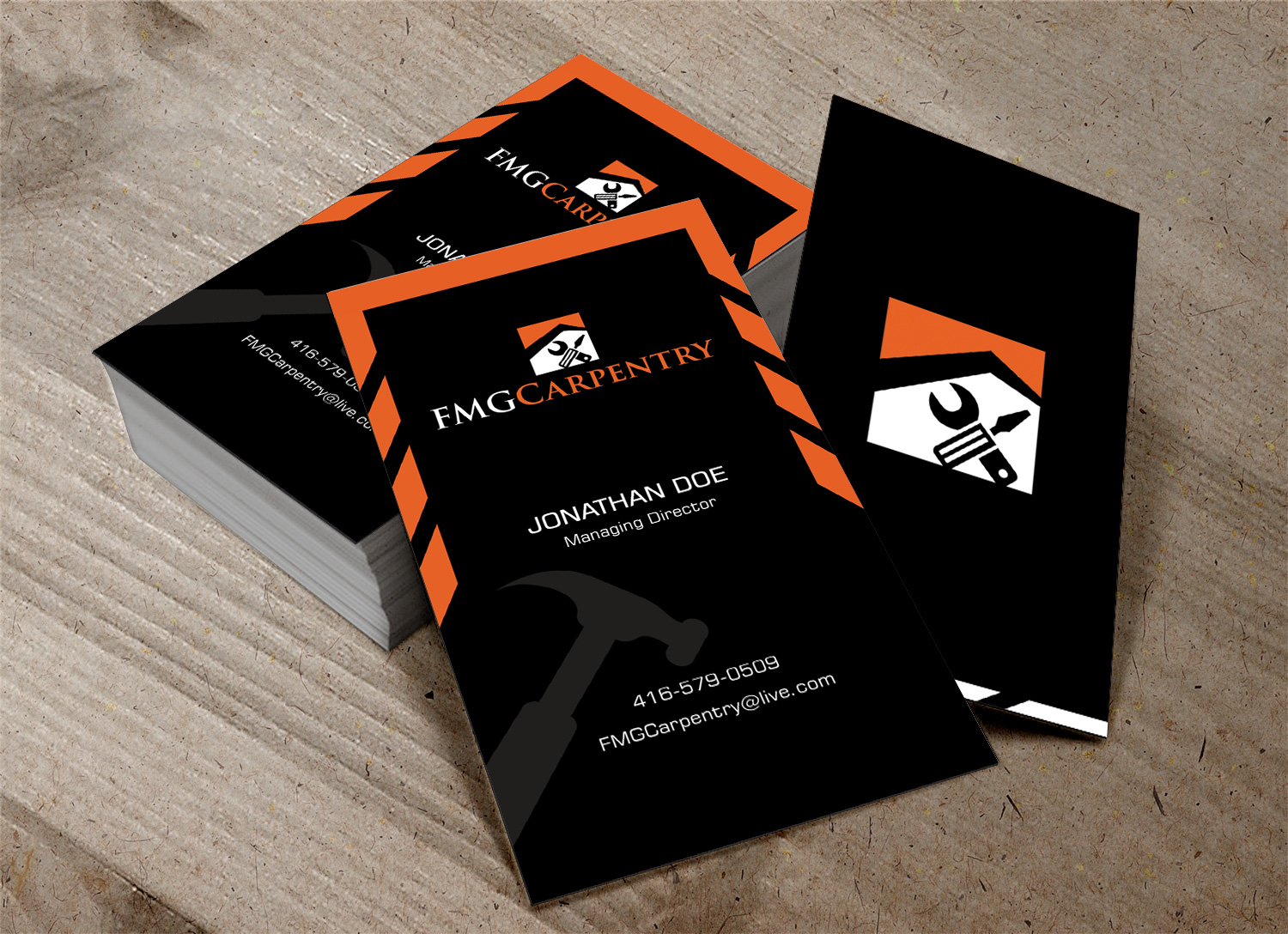Diseño de Tarjeta de Presentación por Lanka Ama para Outdoorlivingdecks.ca | Diseño #4734746