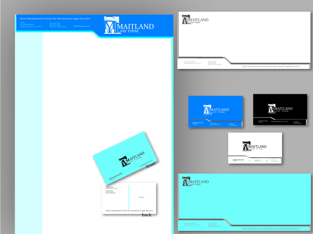 Stationery Design by T2Dezign for Maitland Law Firm | Design #230931