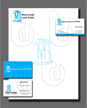 Design de Papeterie par Gavin Shiminski Designs pour Maitland Law Firm | Design : #223686