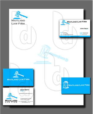 Design de Papeterie par Gavin Shiminski Designs pour Maitland Law Firm | Design : #225174