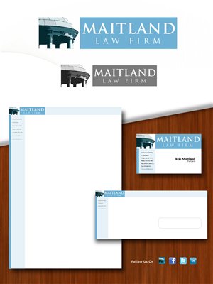 Stationery Design by WAkland for Maitland Law Firm | Design: #222852