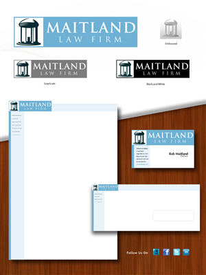 Stationery Design by WAkland for Maitland Law Firm | Design: #224962