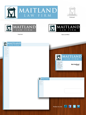 Stationery Design by WAkland for Maitland Law Firm | Design: #225077