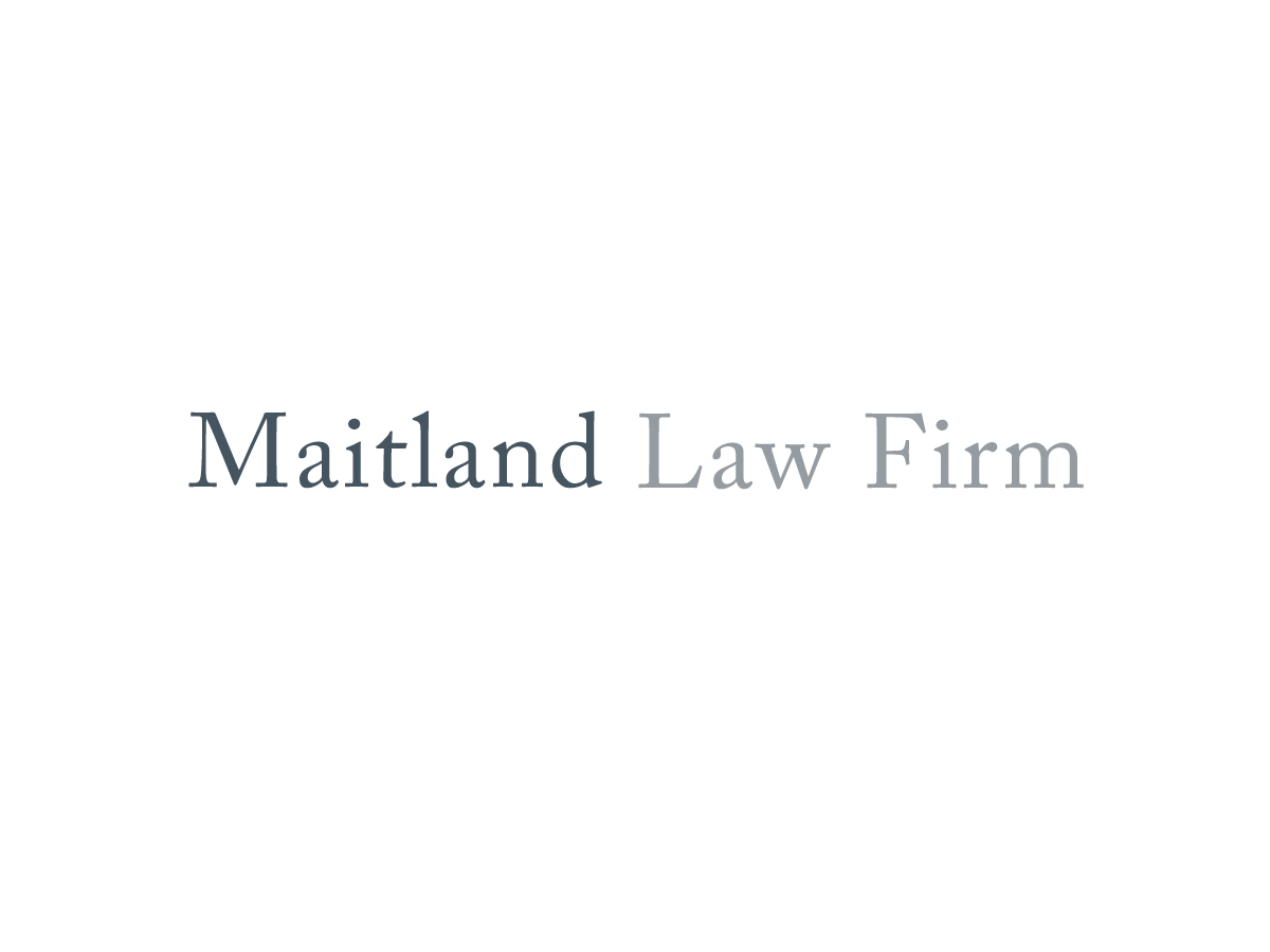 Stationery Design by hik Design for Maitland Law Firm | Design #352209