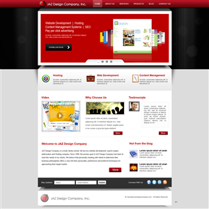 Web Design by pb for JAZ Design Company | Design: #1347071