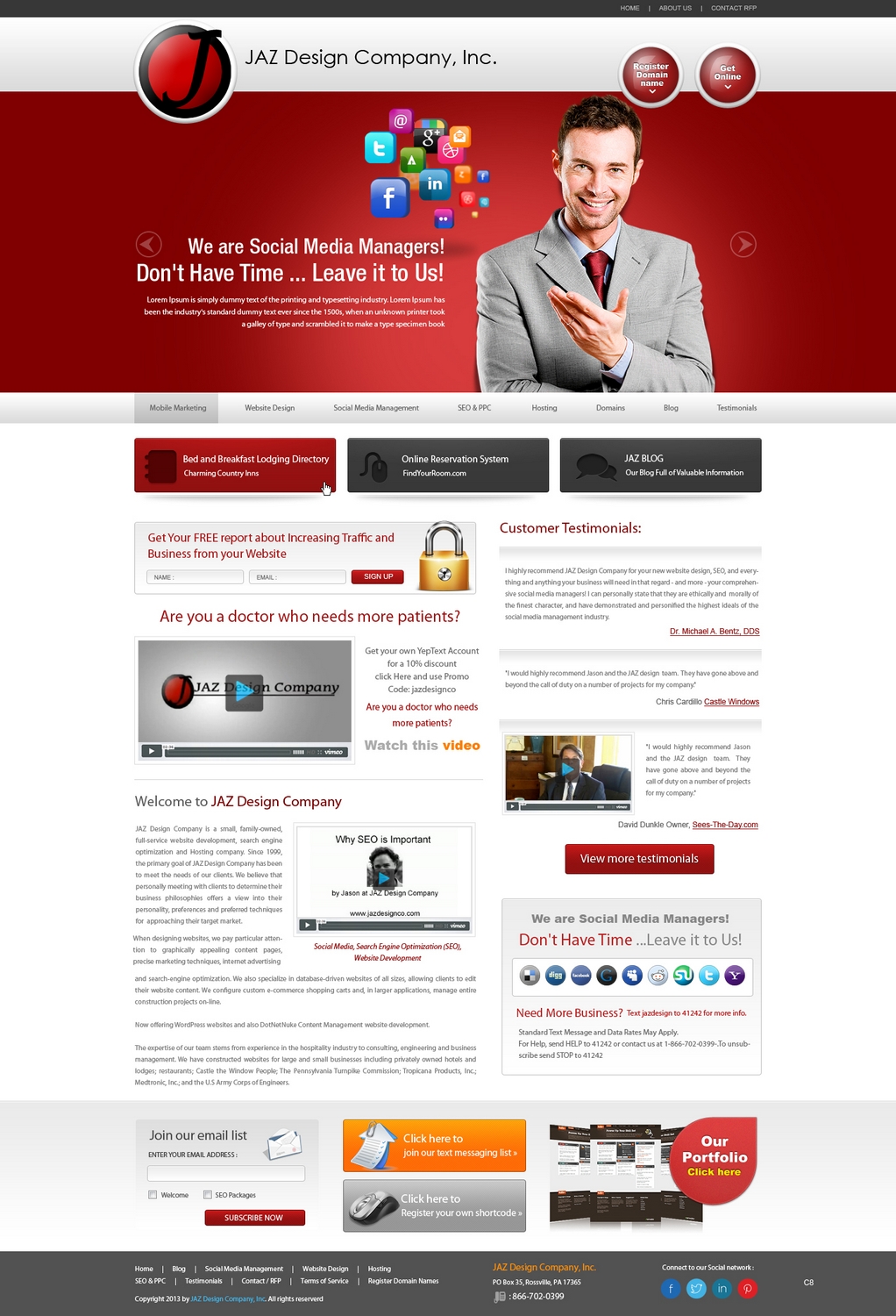 Diseño Web por pb para JAZ Design Company | Diseño #1347074