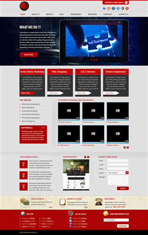Web Design by DONE for JAZ Design Company | Design #1359115