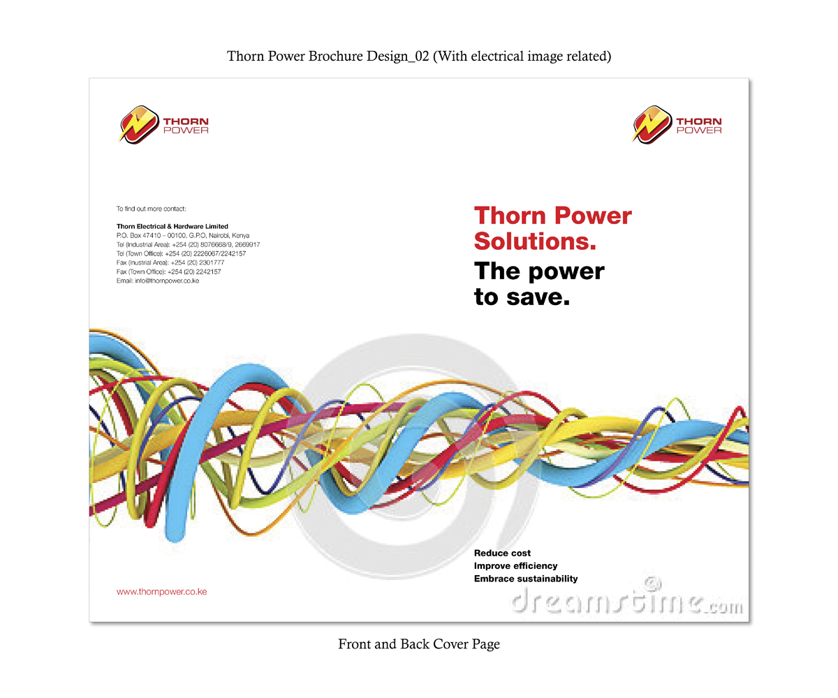 Brochure Design by SP Designwork for Thorn Electrical & Hardware Limited | Design #4746104