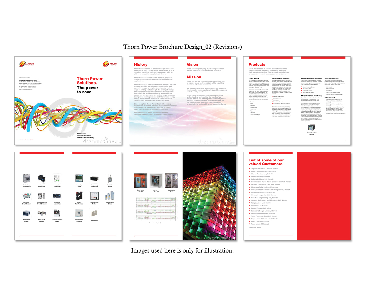 Brochure Design by SP Designwork for Thorn Electrical & Hardware Limited | Design #4750150