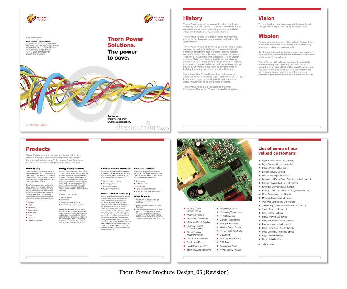 Diseño de Brochure por SP Designwork para Thorn Electrical & Hardware Limited | Diseño: #4759559