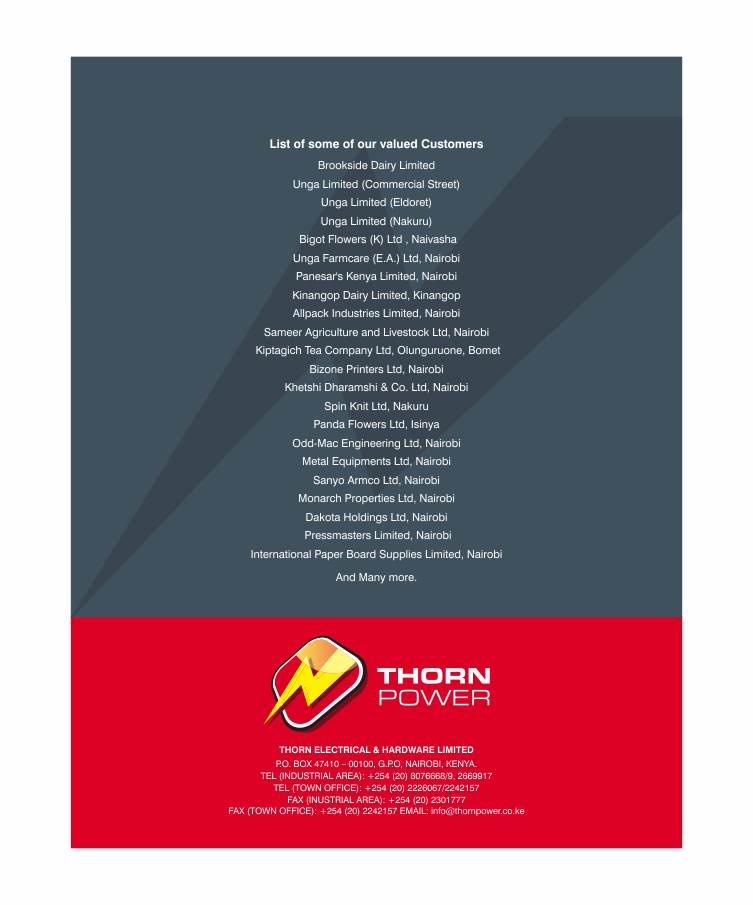 Brochure Design by nng for Thorn Electrical & Hardware Limited | Design #4747621