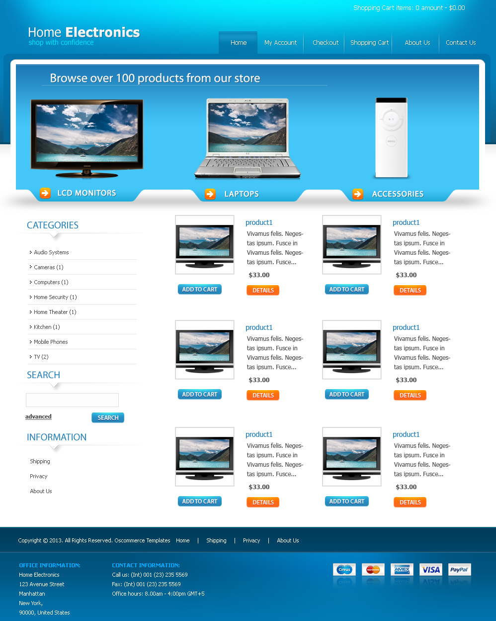 Web Design by statite2013 for Electronik House | Design #1343827