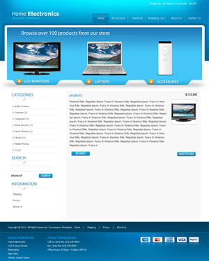 Web Design by statite2013 for Electronik House | Design: #1345070