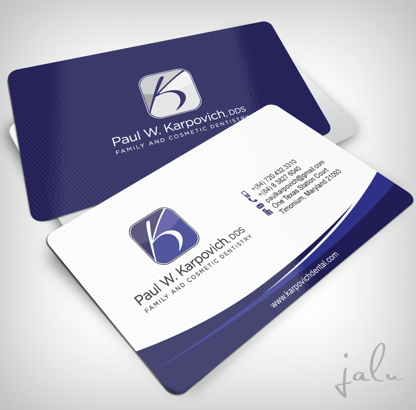 Diseño de Tarjeta de Presentación por Andrew para Paul Karpovich, DDS | Diseño #1375765