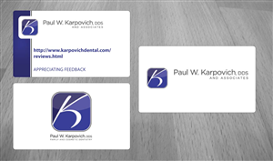 Business Card Design by Sbss for Paul Karpovich, DDS | Design: #1348666