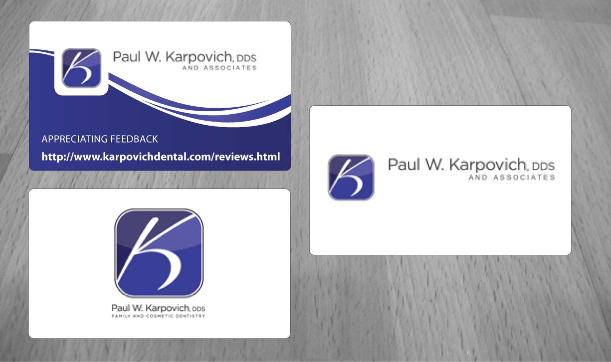 Business Card Design by Sbss for Paul Karpovich, DDS | Design #1348669