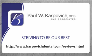 Business Card Design by Sbss for Paul Karpovich, DDS | Design: #1352052