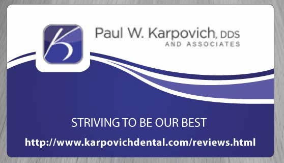 Business Card Design by Sbss for Paul Karpovich, DDS | Design #1352054