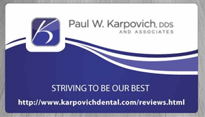 Business Card Design by Sbss for Paul Karpovich, DDS | Design: #1352054