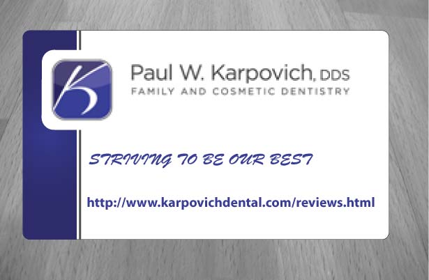 Business Card Design by Sbss for Paul Karpovich, DDS | Design #1353847