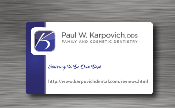 Business Card Design by Sbss for Paul Karpovich, DDS | Design #1354405