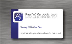 Business Card Design by Sbss for Paul Karpovich, DDS | Design: #1354405