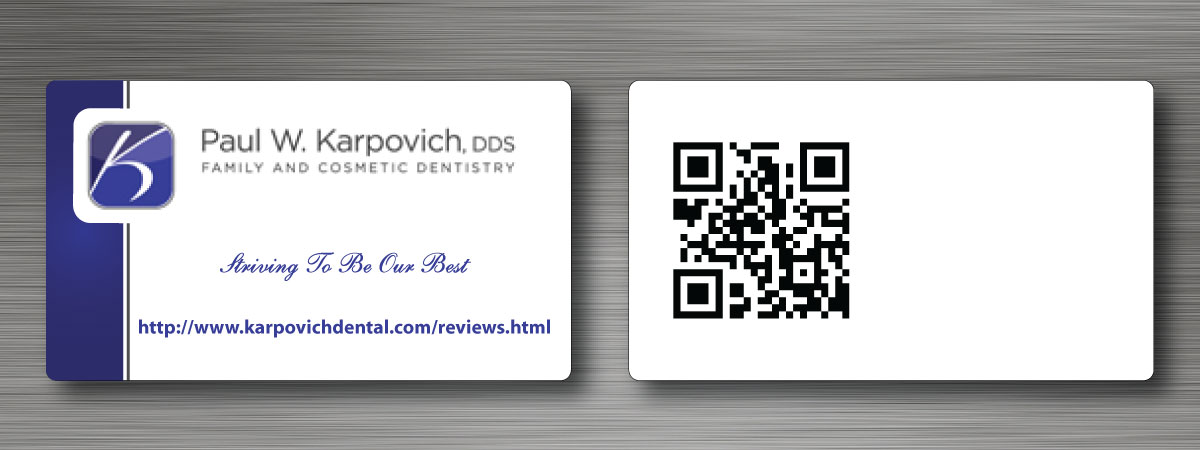 Business Card Design by Sbss for Paul Karpovich, DDS | Design #1372524