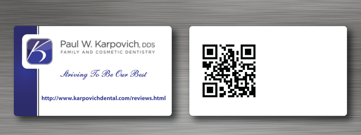 Business Card Design by Sbss for Paul Karpovich, DDS | Design: #1381106