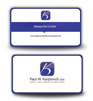 Business Card Design by Digital Mass for Paul Karpovich, DDS | Design: #1356507