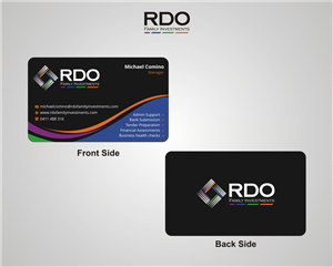 Business Card Design by INDIAN_Ashok for RDO Family Investments Pty Ltd | Design: #4881169