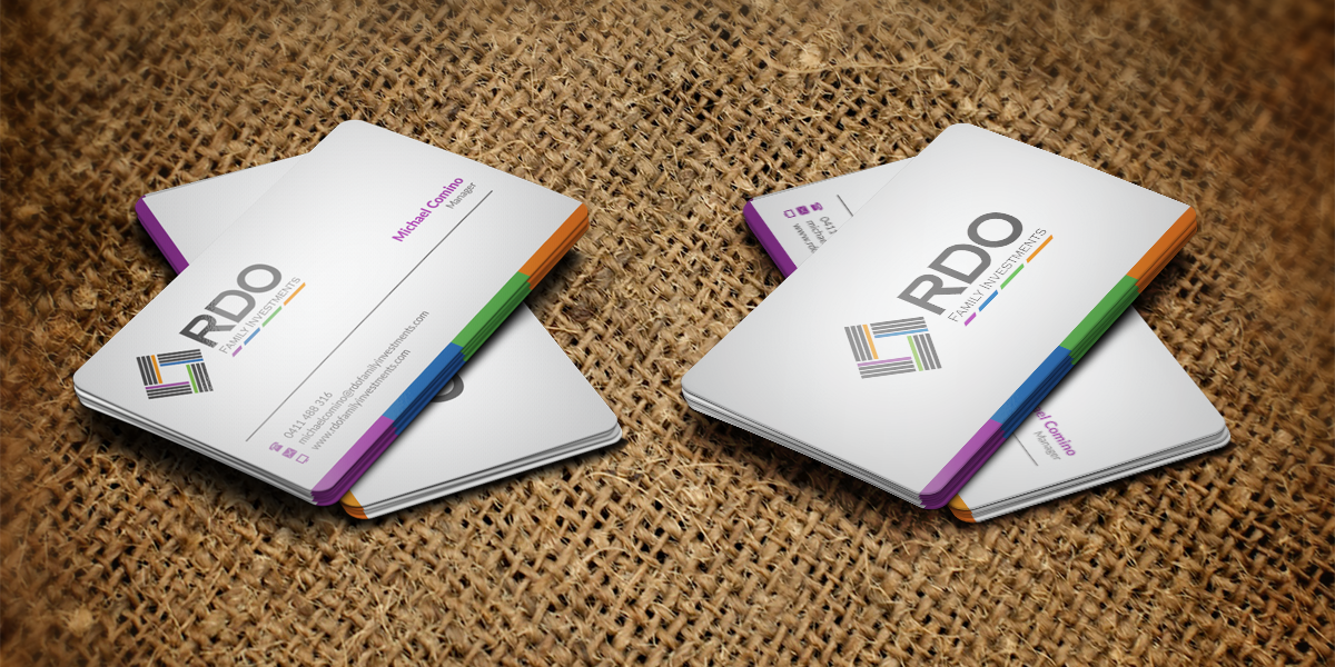 Business Card Design by WebixBD for RDO Family Investments Pty Ltd | Design #4742481