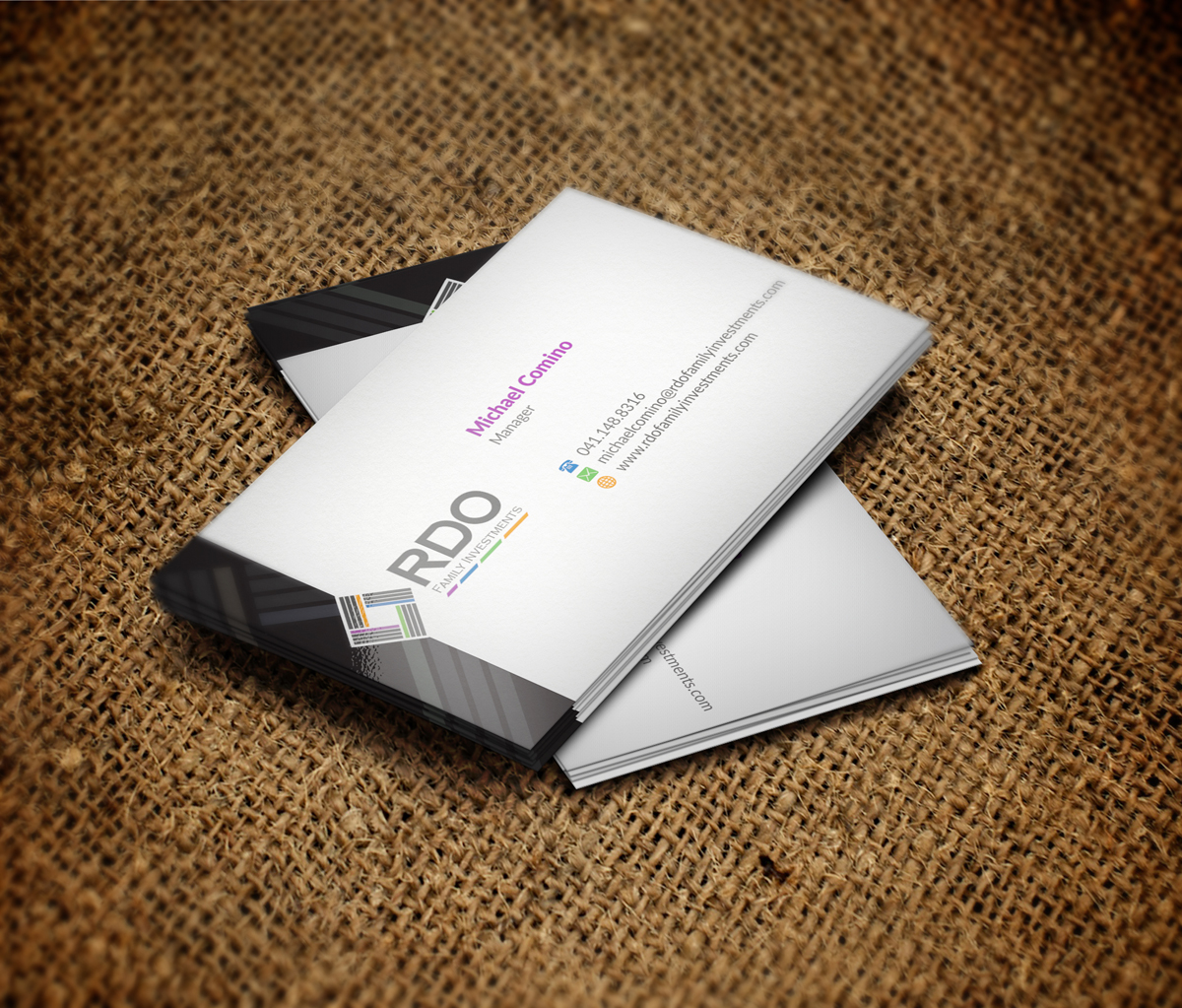 Business Card Design by WebixBD for RDO Family Investments Pty Ltd | Design #4762105