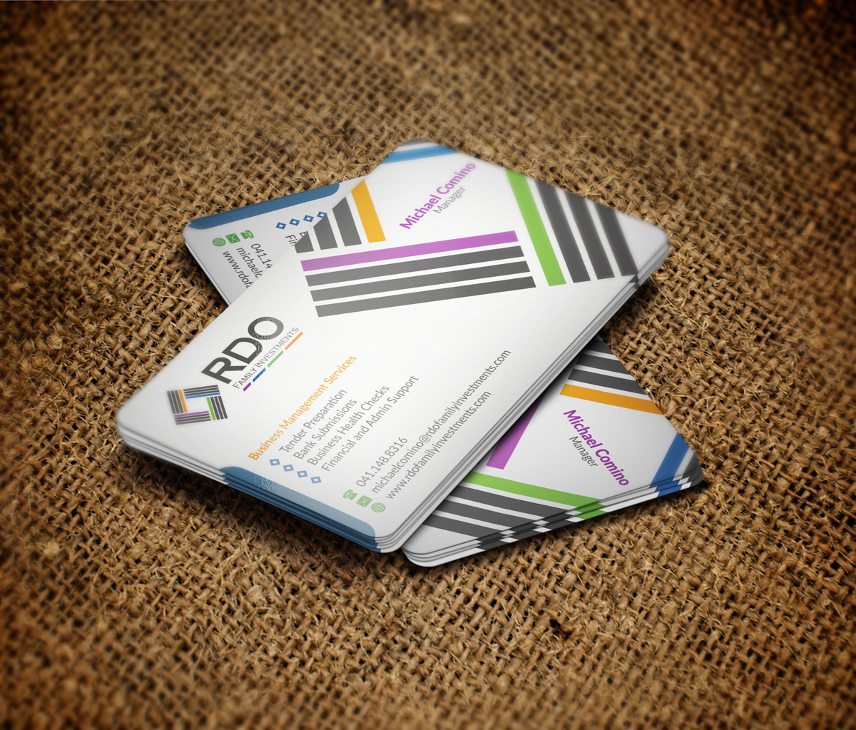 Business Card Design by WebixBD for RDO Family Investments Pty Ltd | Design #4765295