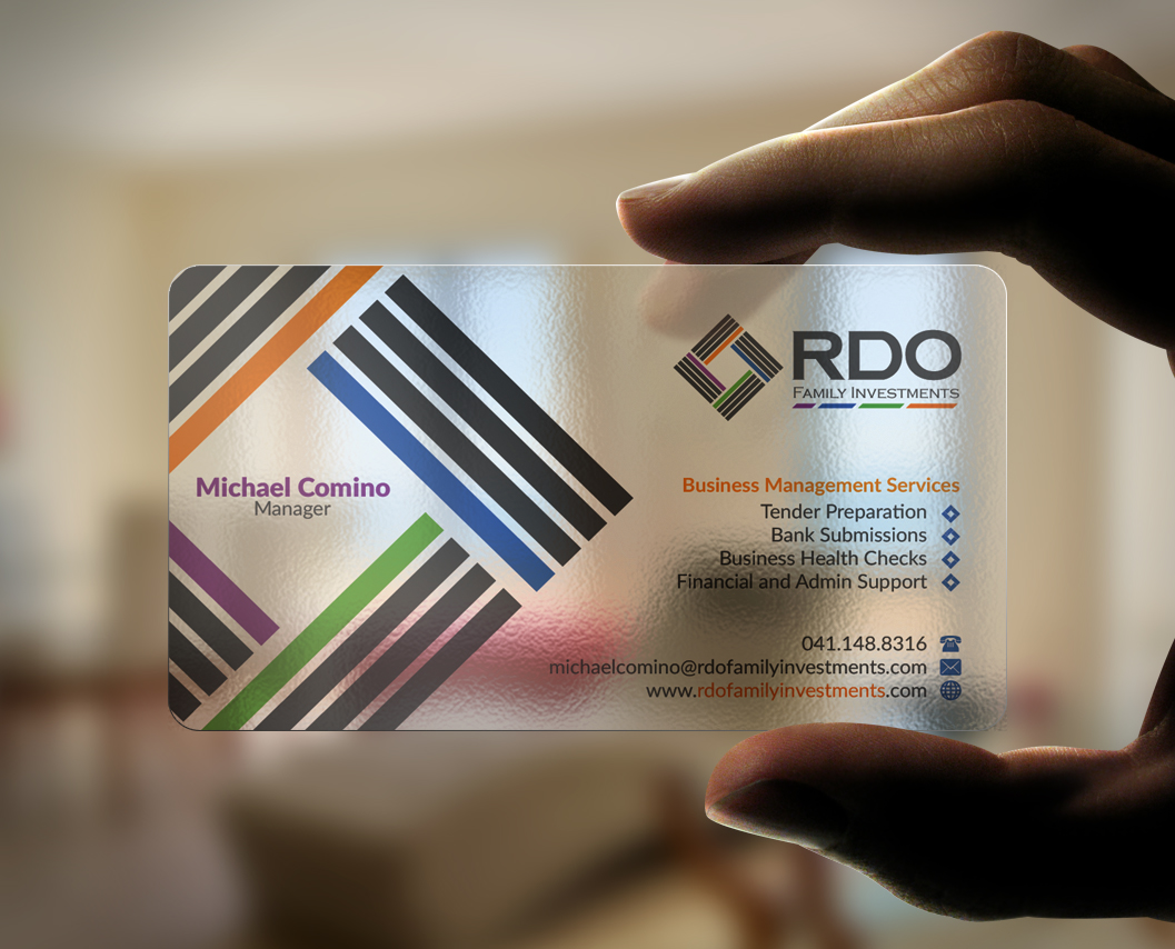 Business Card Design by WebixBD for RDO Family Investments Pty Ltd | Design #4765452