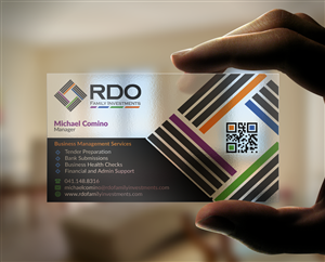 Business Card Design by WebixBD for RDO Family Investments Pty Ltd | Design: #4771629