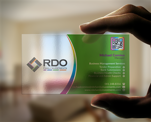 Business Card Design by WebixBD for RDO Family Investments Pty Ltd | Design: #4771653