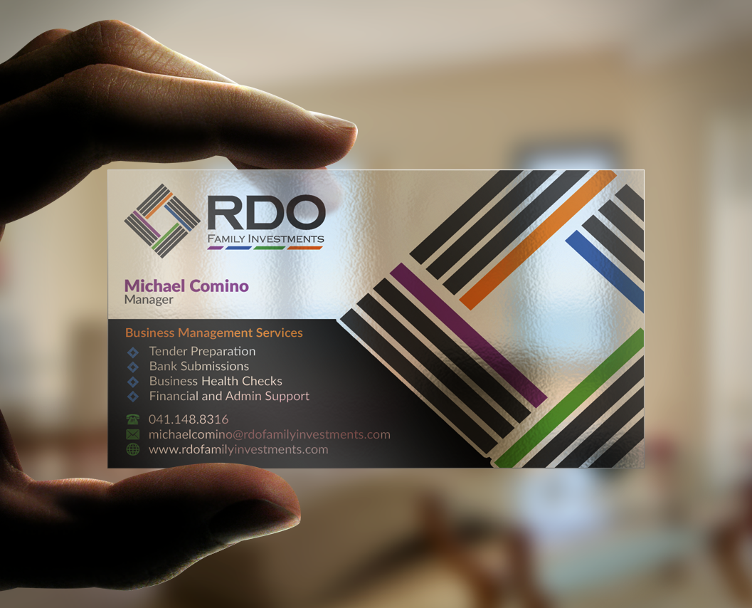Business Card Design by WebixBD for RDO Family Investments Pty Ltd | Design #4773537