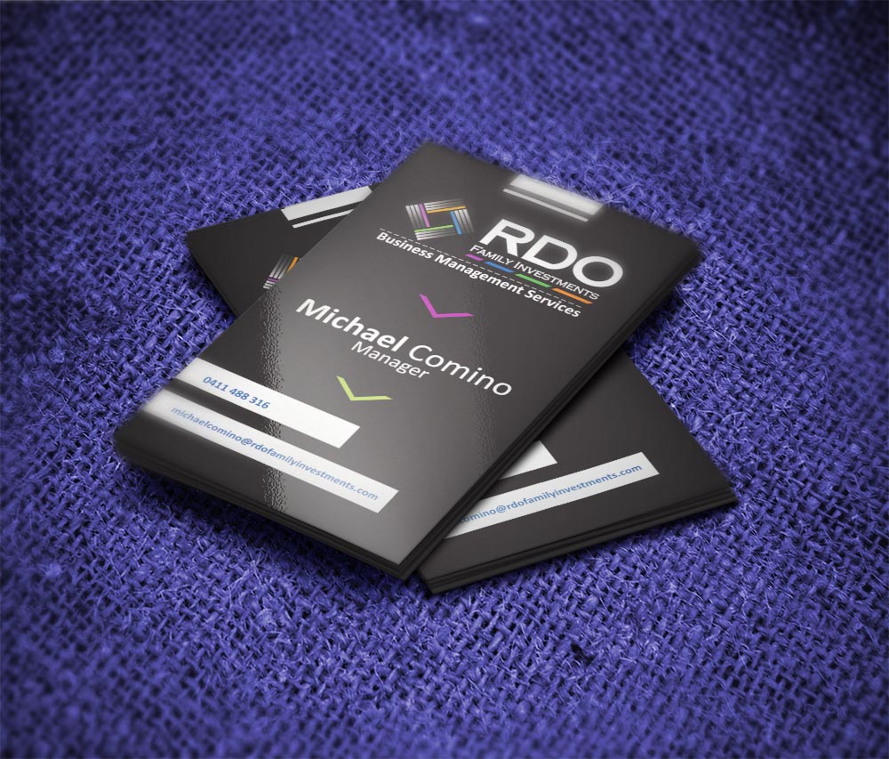 Diseño de Tarjeta de Presentación por IAMGDESIGNER para RDO Family Investments Pty Ltd | Diseño #4759145