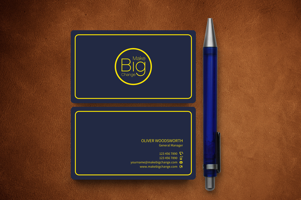 Business Card Design by Sarah Haroon for this project | Design #4746237