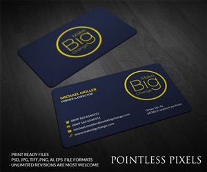 Business Card Design by Pointless Pixels India for this project | Design: #4751276