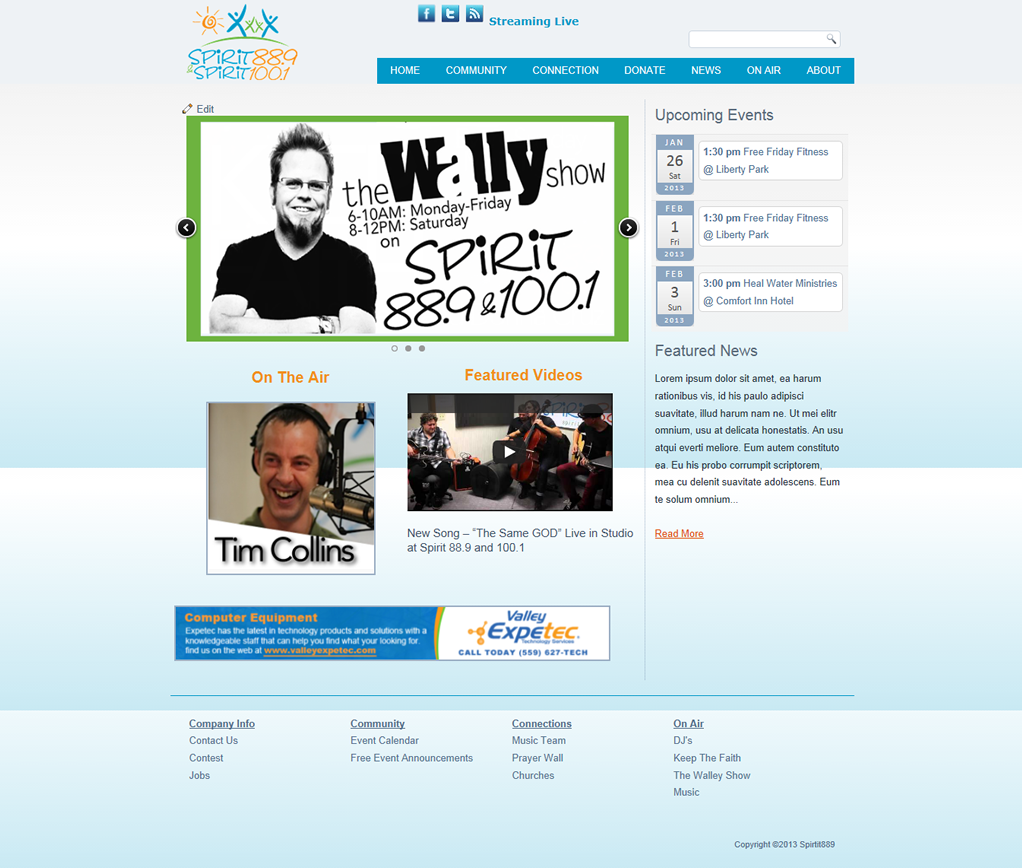 Wordpress Design by hjohnson for Community Educational Broadcasting, Inc. | Design #1380892