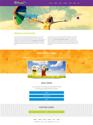Web Design by Black Stallions Impressive Solutions for this project | Design #4757265