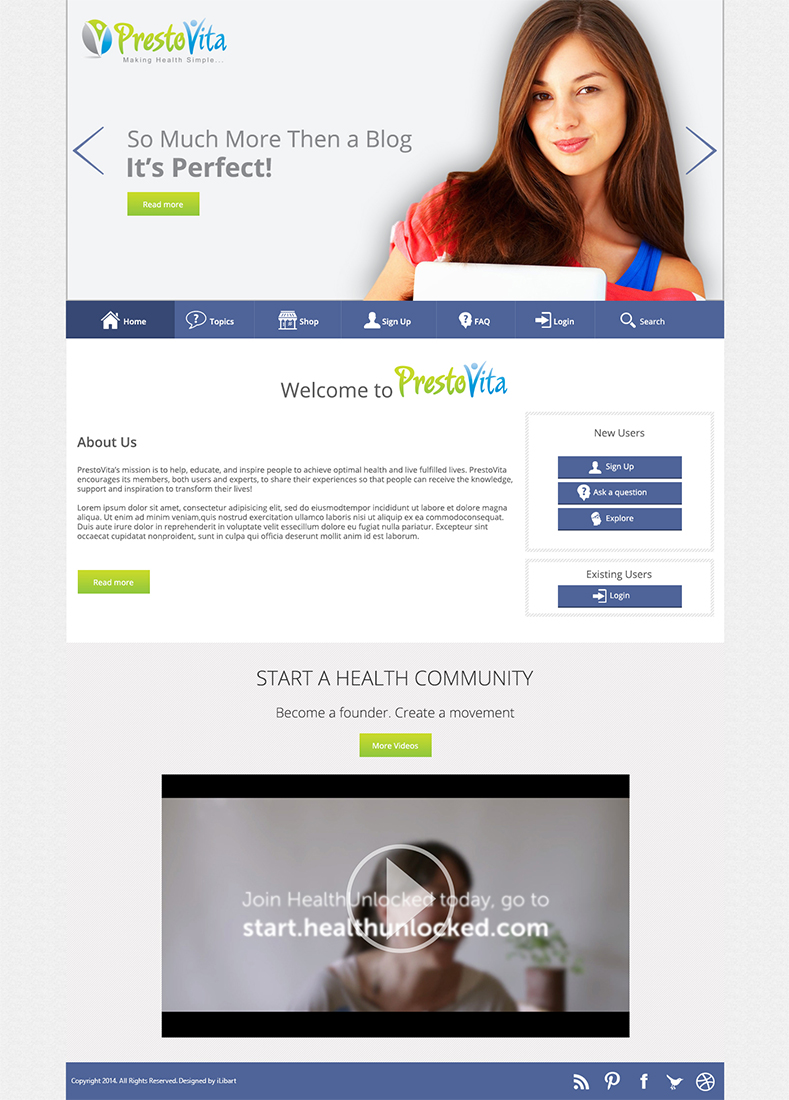 Web Design by iLibart for this project | Design #4802987