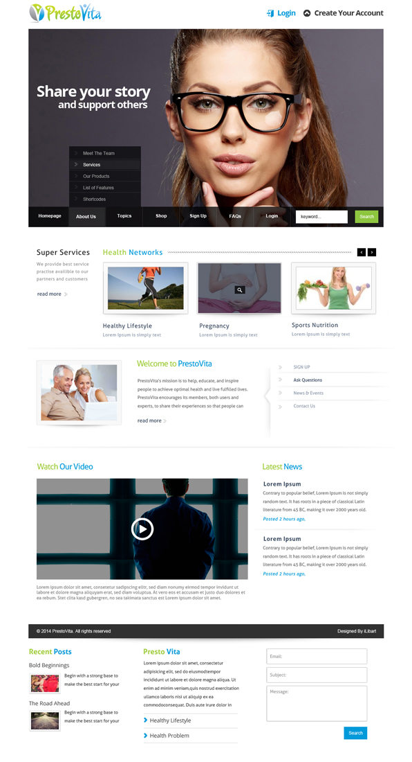 Web Design by iLibart for this project | Design #4807522