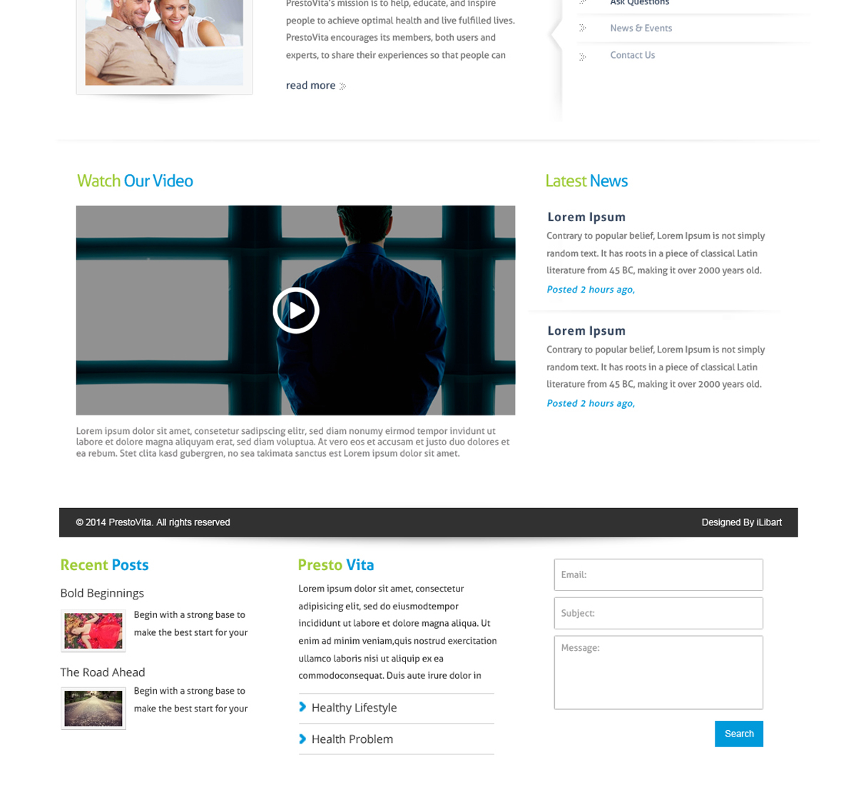 Web Design by iLibart for this project | Design #4807532