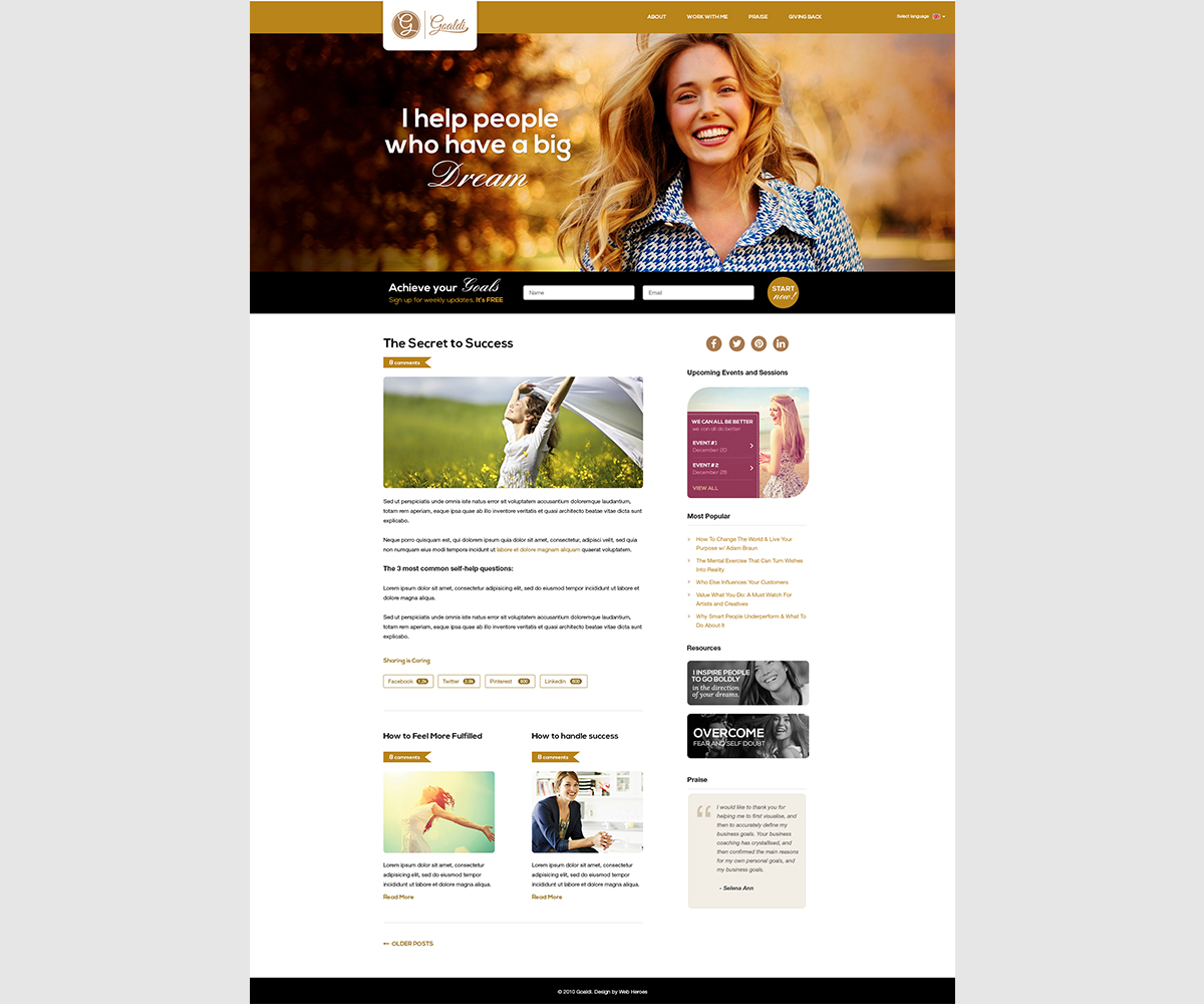 Web Design by webheroes for this project | Design #4806622
